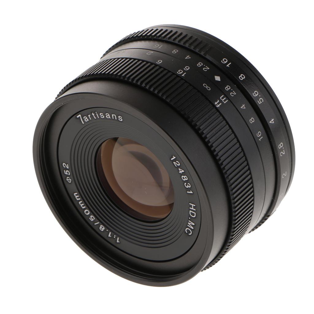 50mm F/1.8 Lens Large Aperture Manual Focus for Panasonic/Olympus M43 Camera