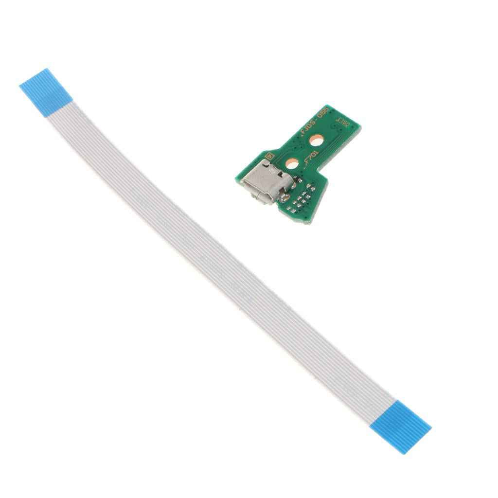 USB Charging Port Socket Board with Flex Ribbon Cable for PS4 Controller JDS-055