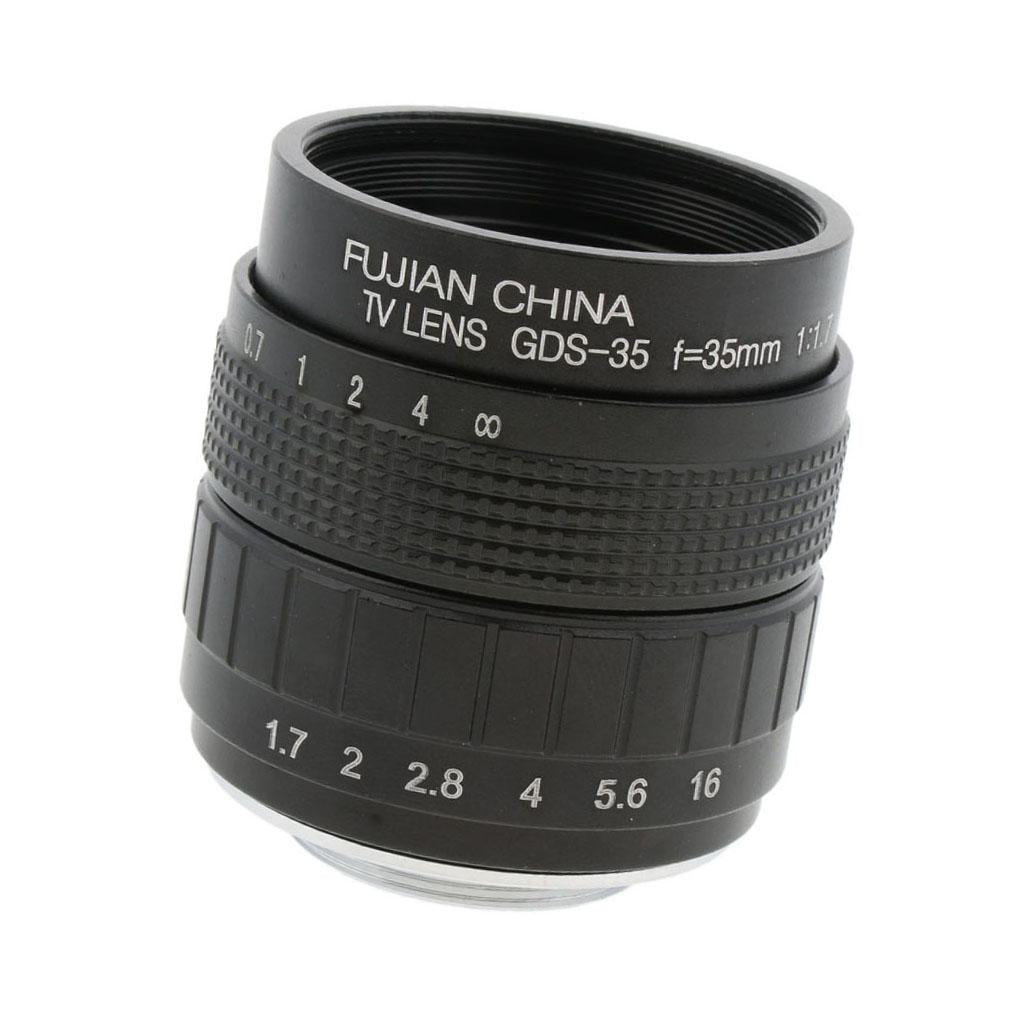 35mm F/1.7 Large Aperture Manual Prime Fixed Lens for Olympus Panas0nic DSLR