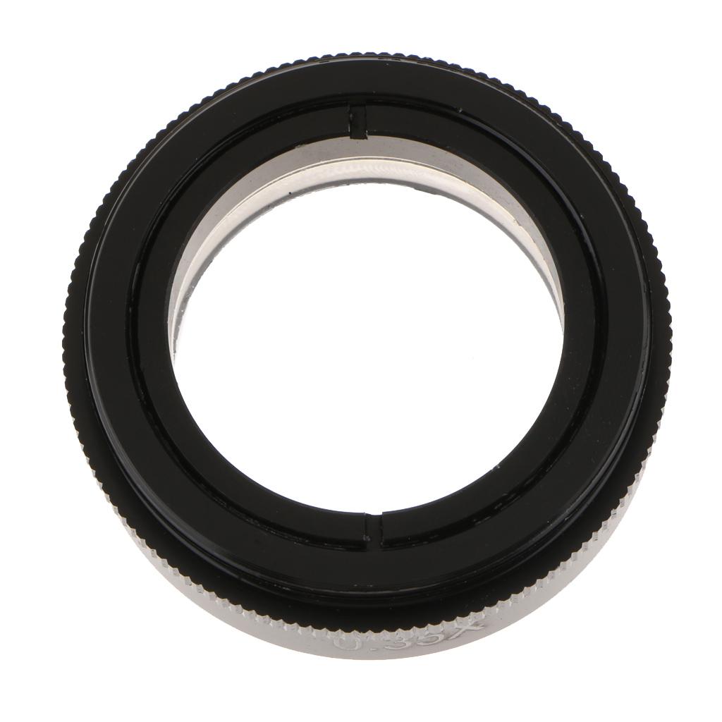 0.35X Monocular Video Microscope Auxiliary Objective Barlow Lens M42x0.75mm