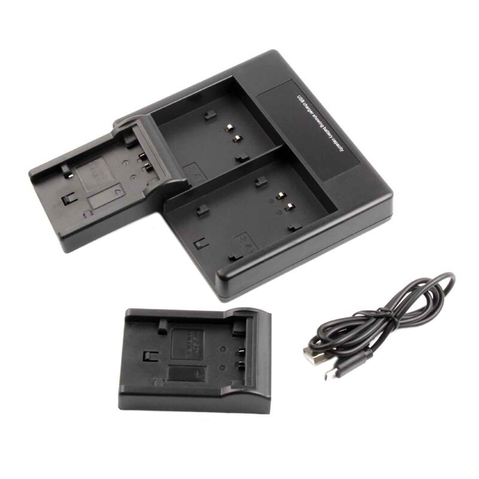 Digital Camera Battery Charger Charging Stand with USB Port for Sony NP-FV100