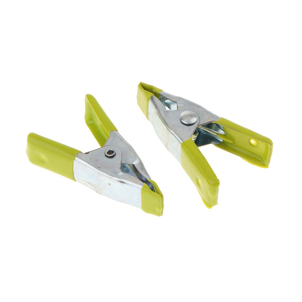 2Pcs Photographic Stand Backdrop Spring Clamps Background Holder Clips 2inch