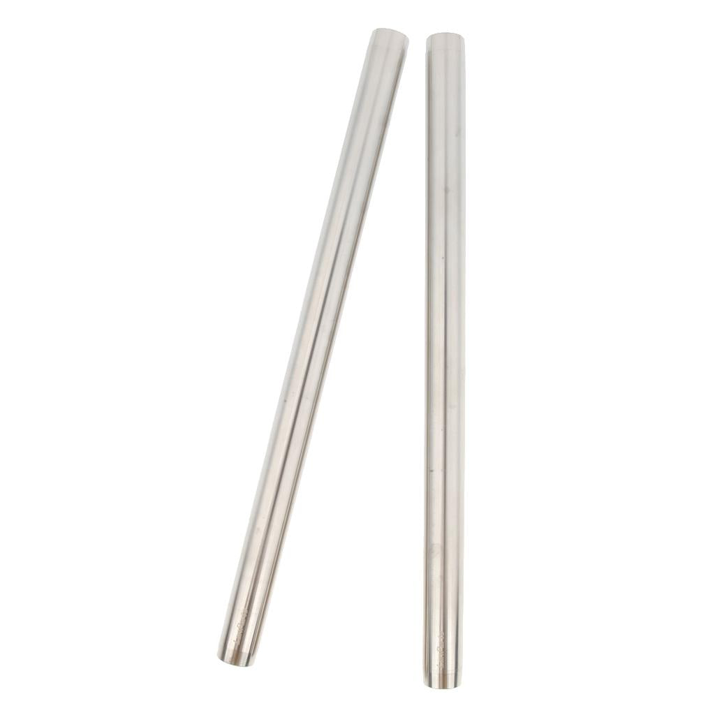 2 Pcs 19mm Stainless Steel Extension Rod for DSLR Support Shoulder Rig 300mm