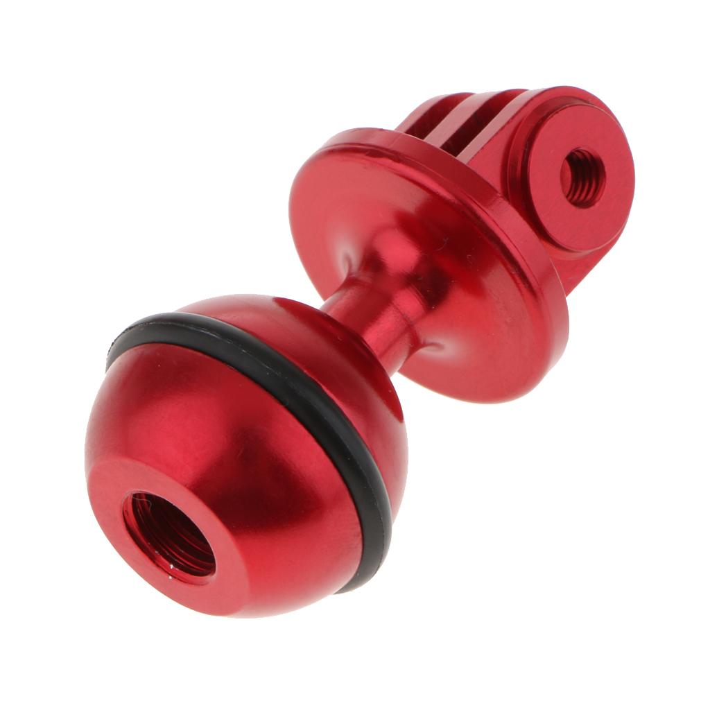 Aluminum Alloy Diving Ball Clamp Mount Bracket Joint Arm for Hero-Red