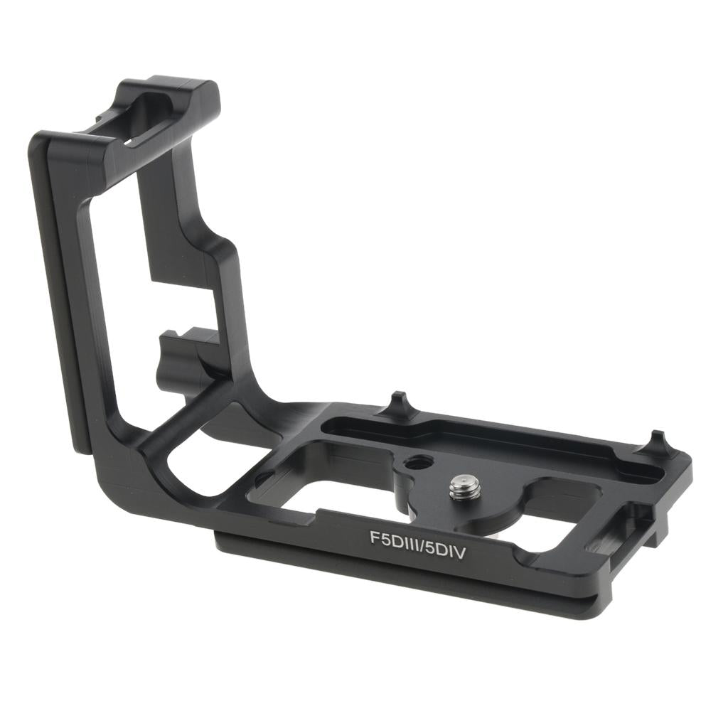 Vertical Plate L-Shaped Bracket Hand Grip with 1/4 Screw for 5D3 5D4"