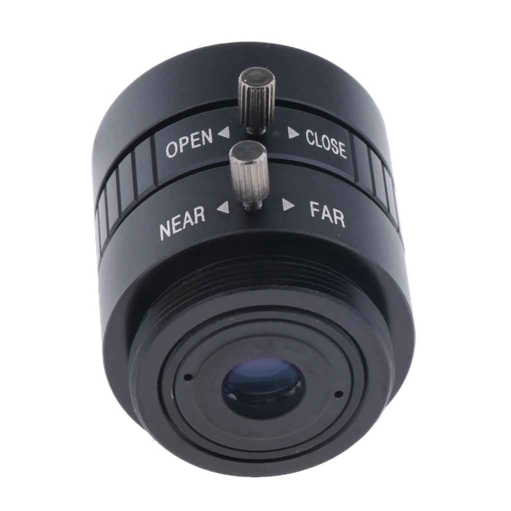 6mm HD 3MP F1.2 Fixed Focus CS Mount Lens for 1/2" CCD CCTV Security Camera