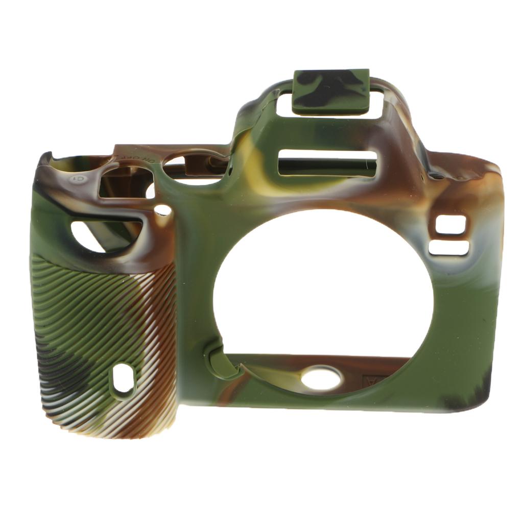Camouflage Silicone Case Cover Protector Housing Shell for Sony A7 A7R A7S