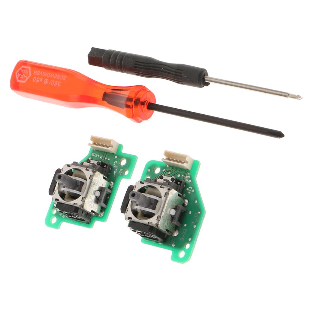 L/R Analog 3D Joystick with PCB Board for Nintendo Wii U Gamepad Controller