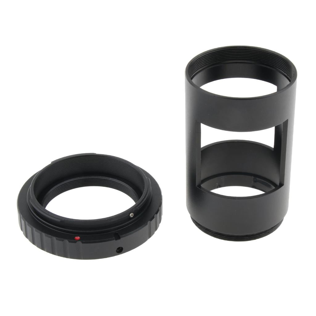 Full Metal Photography Sleeve M42 Thread + T Ring for Pentax K DSLR Camera