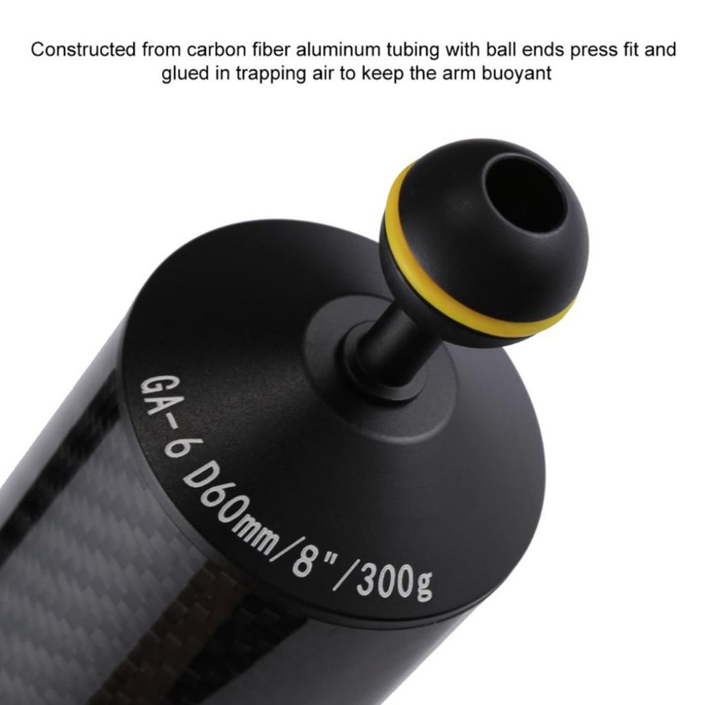 Diving Flash Light Ball Arm Buoyancy Joint Connect Camera Underwater Housing