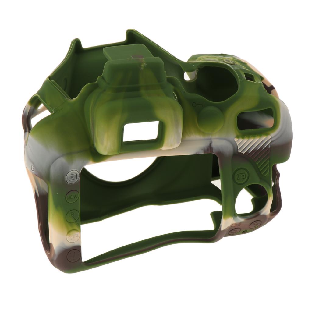 Protective Soft Silicone Case Cover Skin Protector for Nikon D3400 Green