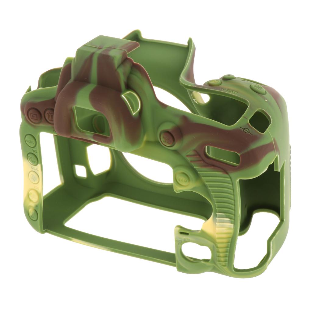 DSLR Silicone Skin Case Camera Cover Protector for Nikon D750 Camo