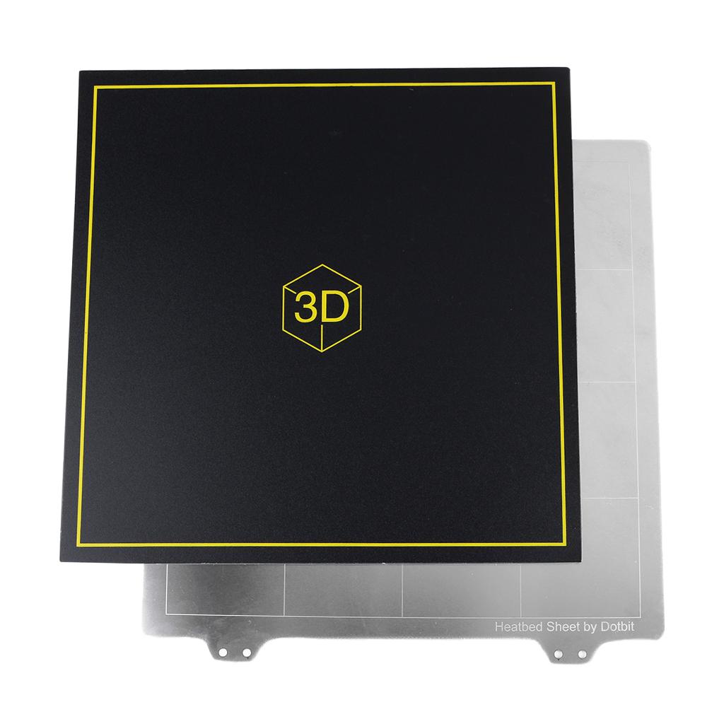 220mm 3D Printers Spring Steel Sheet Heat Bed Platform with Magnetic Sticker