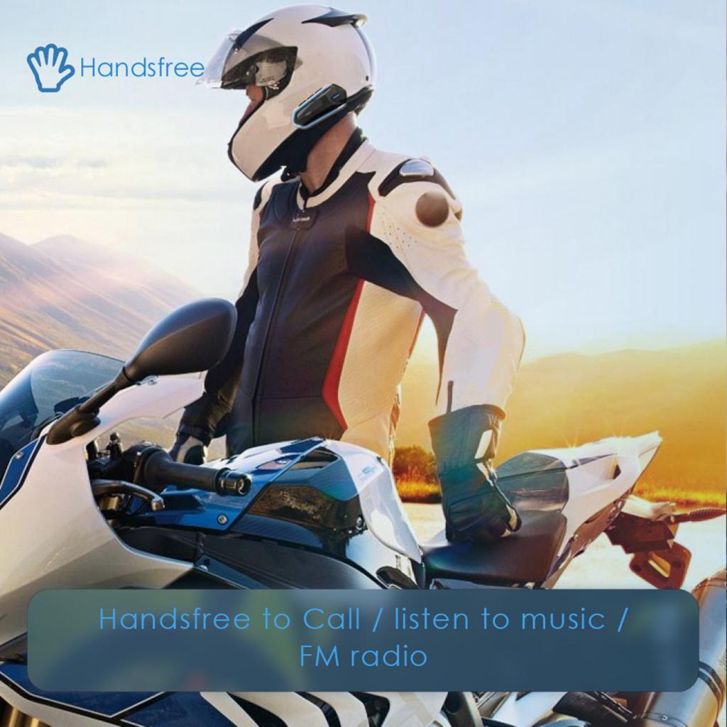 Motorcycle Helmet Bluetooth Headset Speaker Earphone Intercom