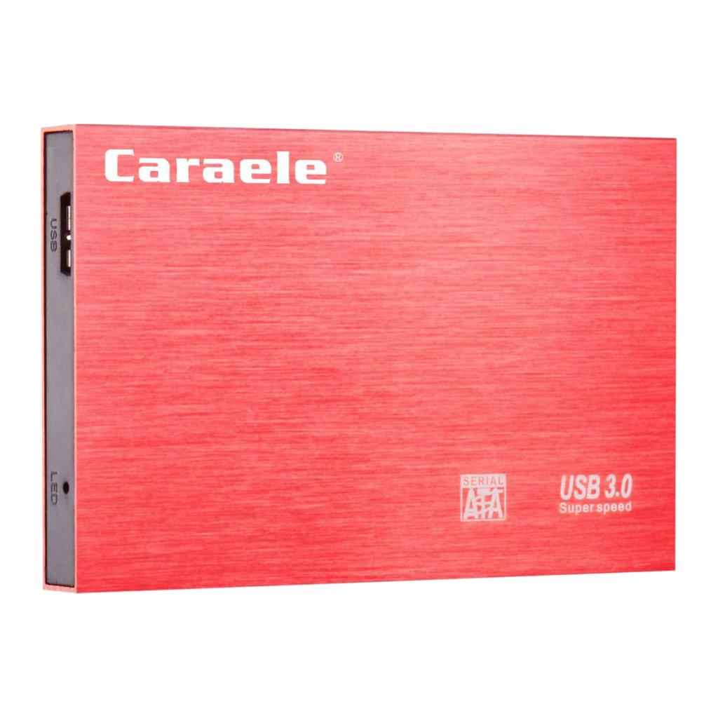 Red Ultra Slim 2.5in USB3.0 Hard Drive HDD Capacity Disk for PC Laptop 500GB