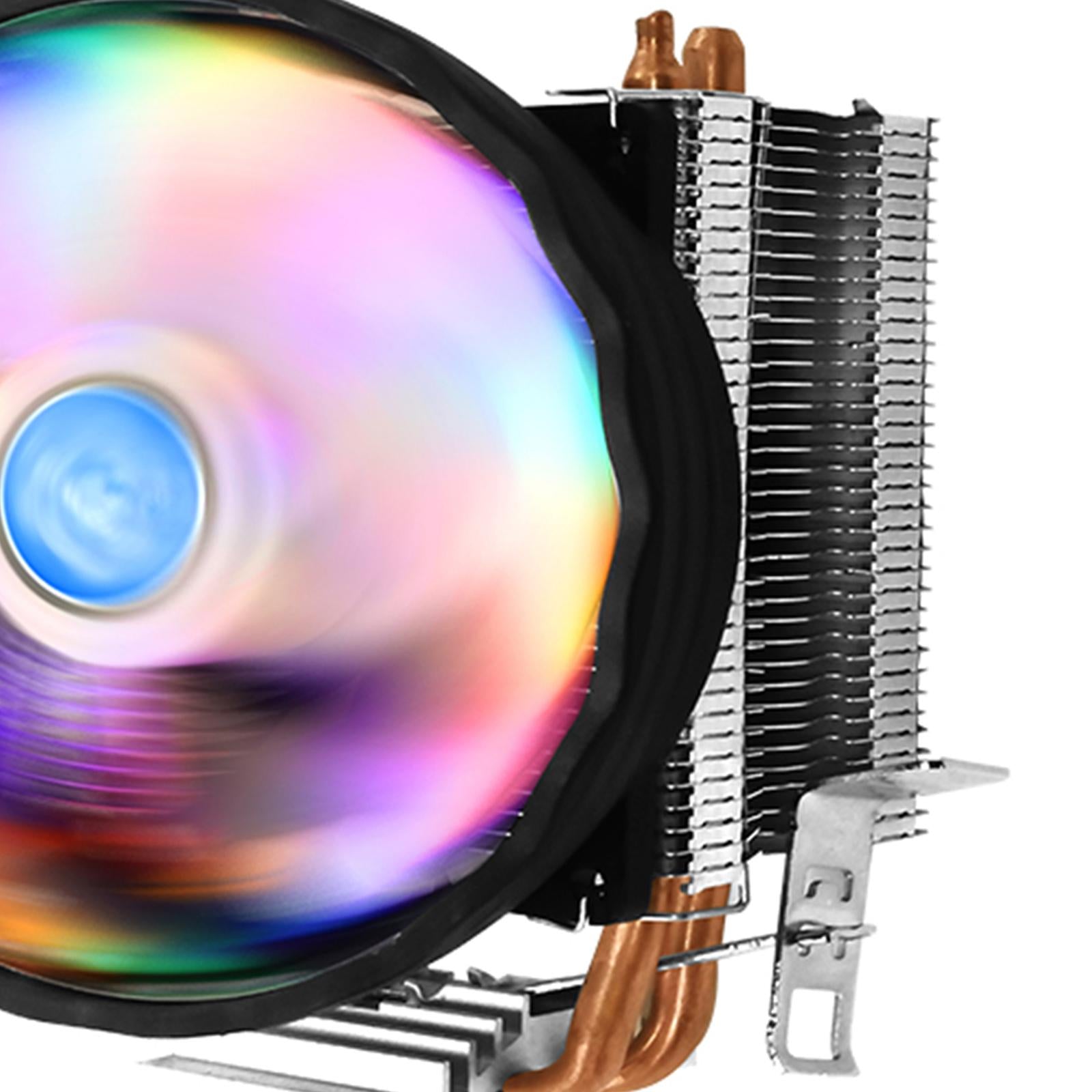 CPU Cooler Heatsink 4-Pin Connector RGB Fans for AMD FM1 AM3 Accessories