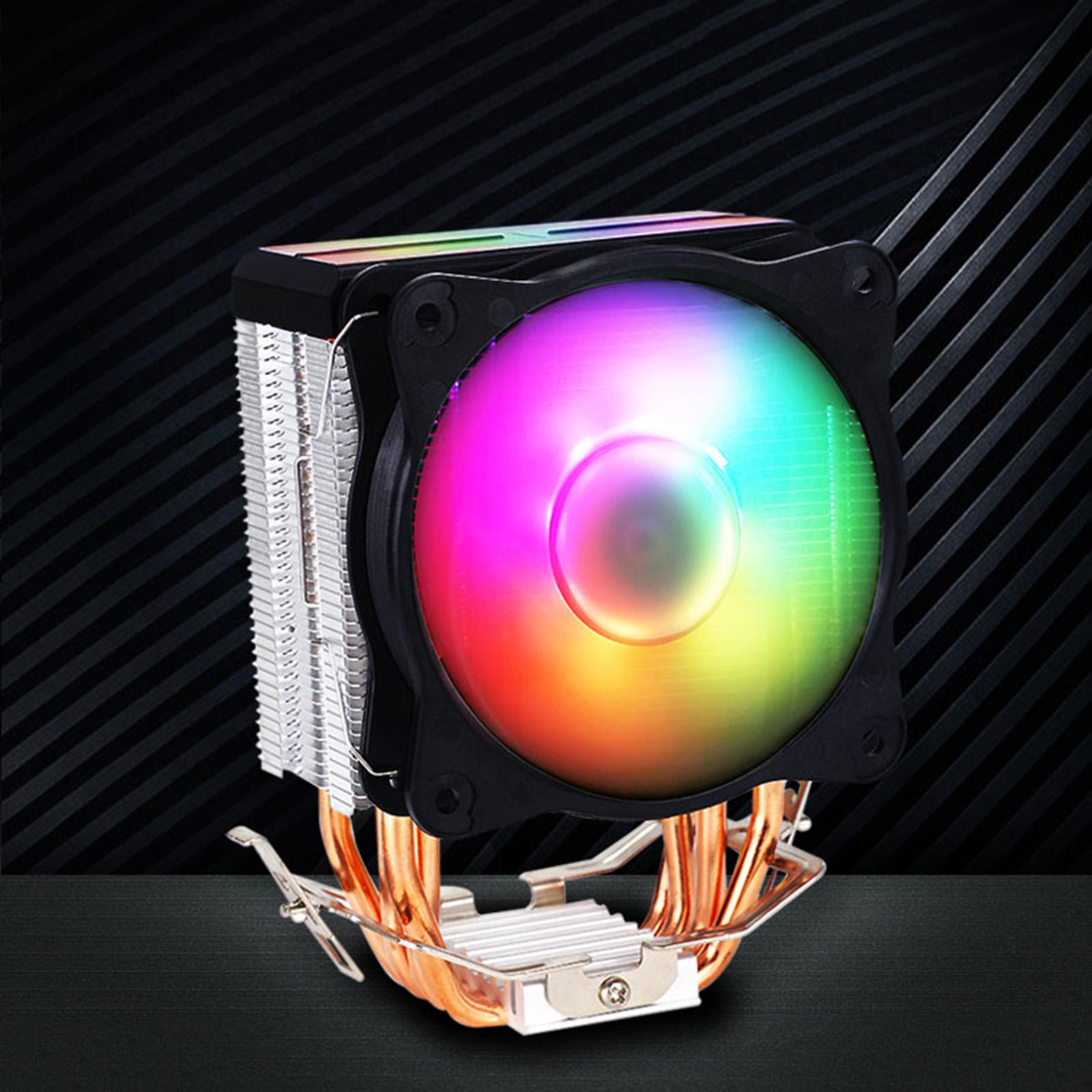 Detachable CPU Cooler Cooling Tower LED 9cm Fan High Performance for Intel
