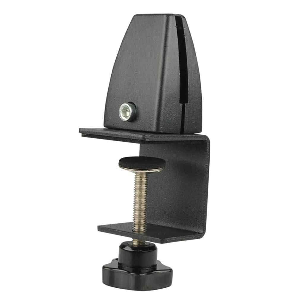 Desk Partition Clamp Office Shelf Bracket Desktop Screen Clip Holder Black