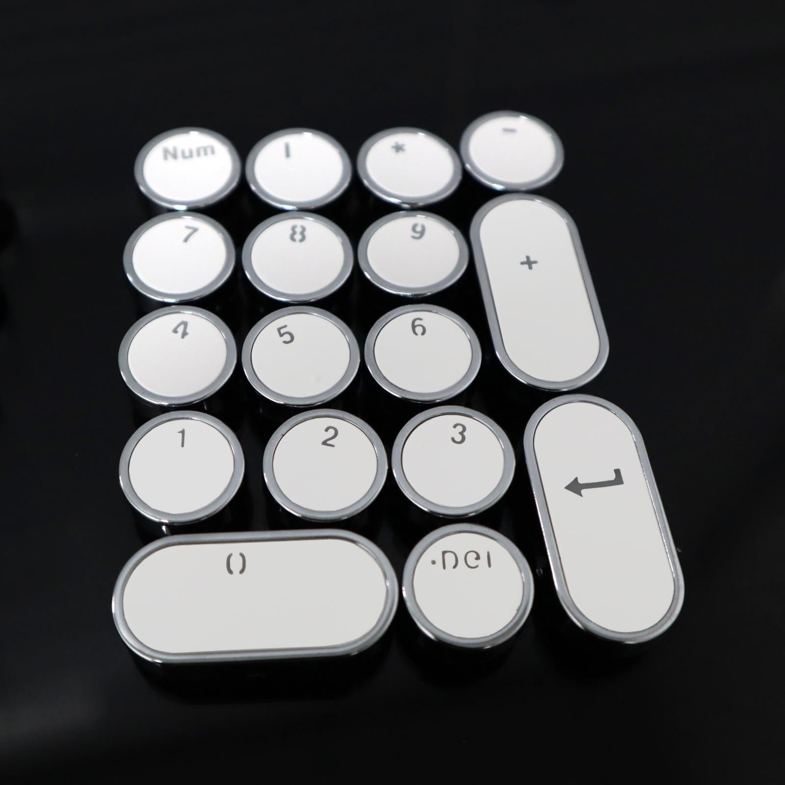 DIY PBT Key Caps Cover Kit for Cherry Mechanical Keyboard 30 Keycaps White