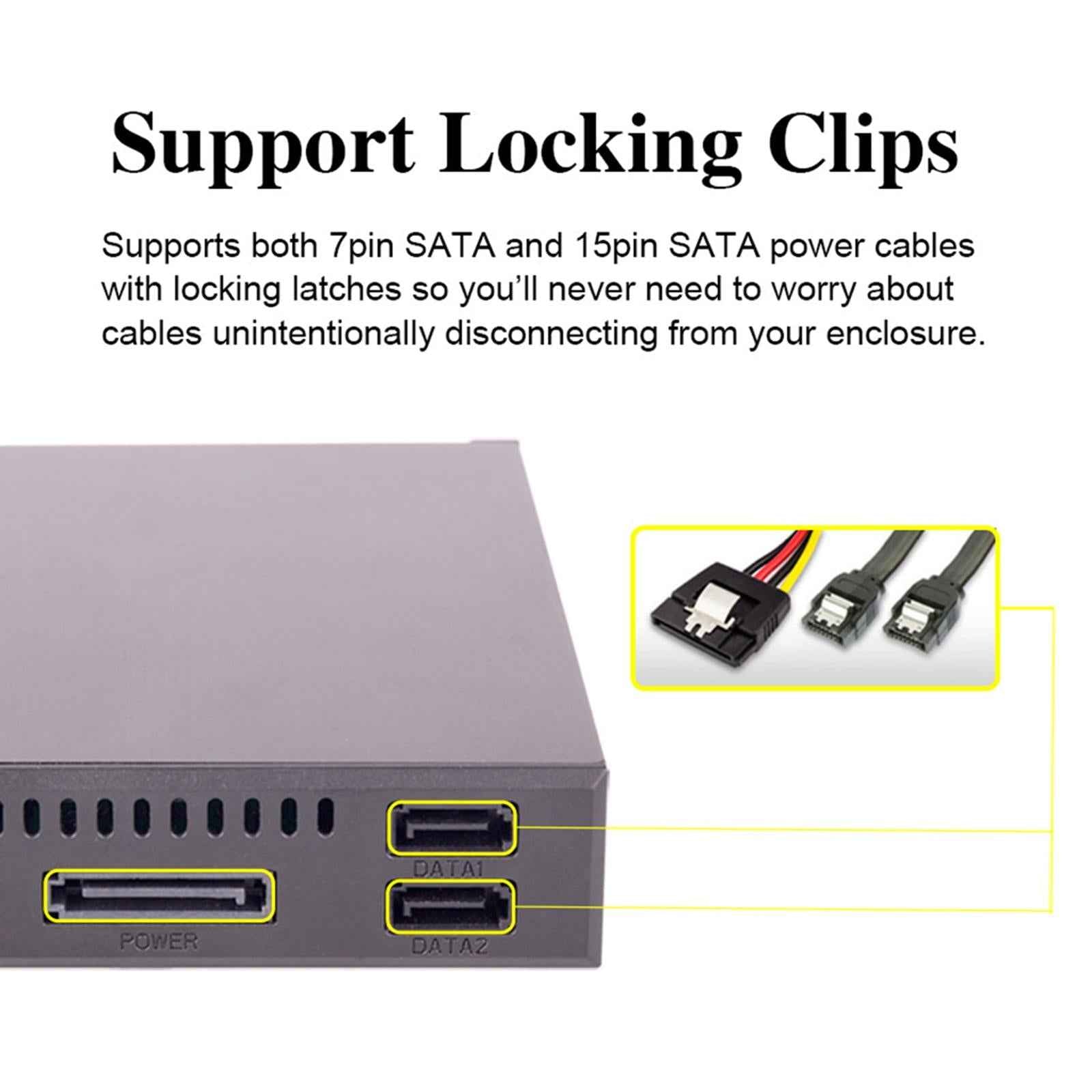 Dual Bay 2.5" SATA HDD/SSD Tray Mobile Rack Parts for 3.5"Floppy Drive of PC
