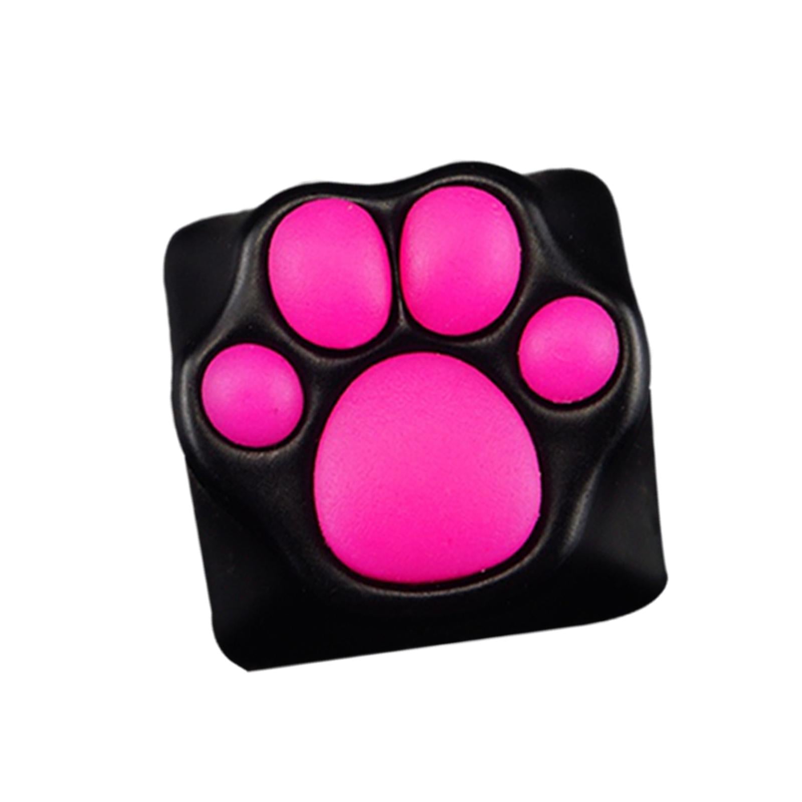 Cat Paw Keycaps Cat Claw Keycap for Keyset Creative Gaming Black Red