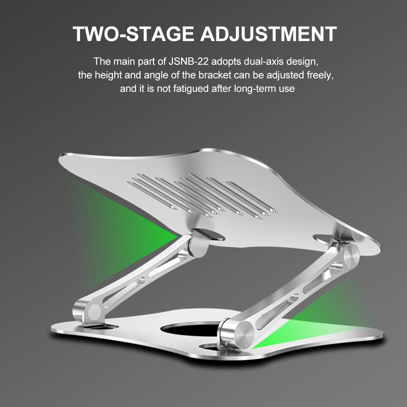 Adjustable Foldable Laptop Stand Portable Notebook Riser Computer Holder