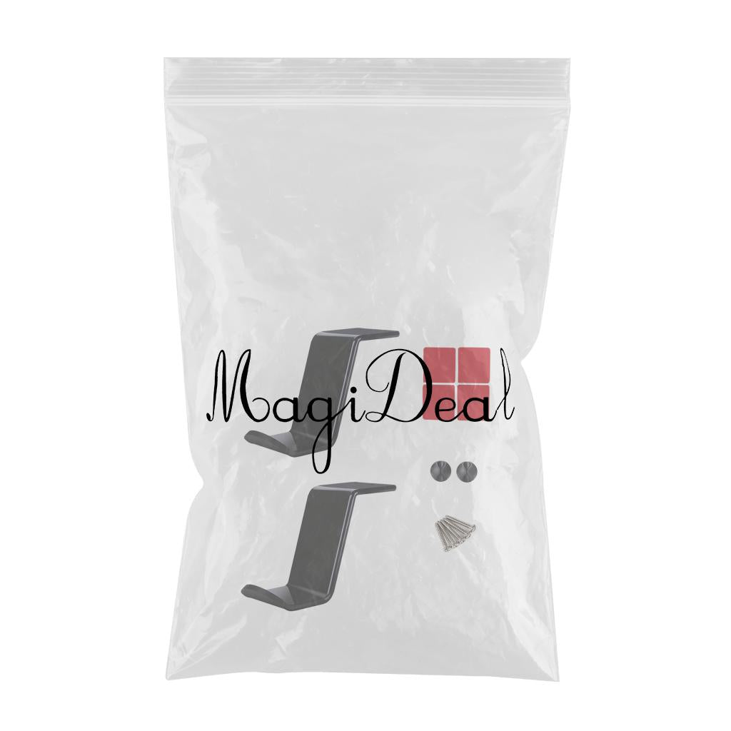 Acrylic 2 Pcs Controller Bracket Gamepad Holder for ONE PS4 PS5 Holder Black 2 Pcs