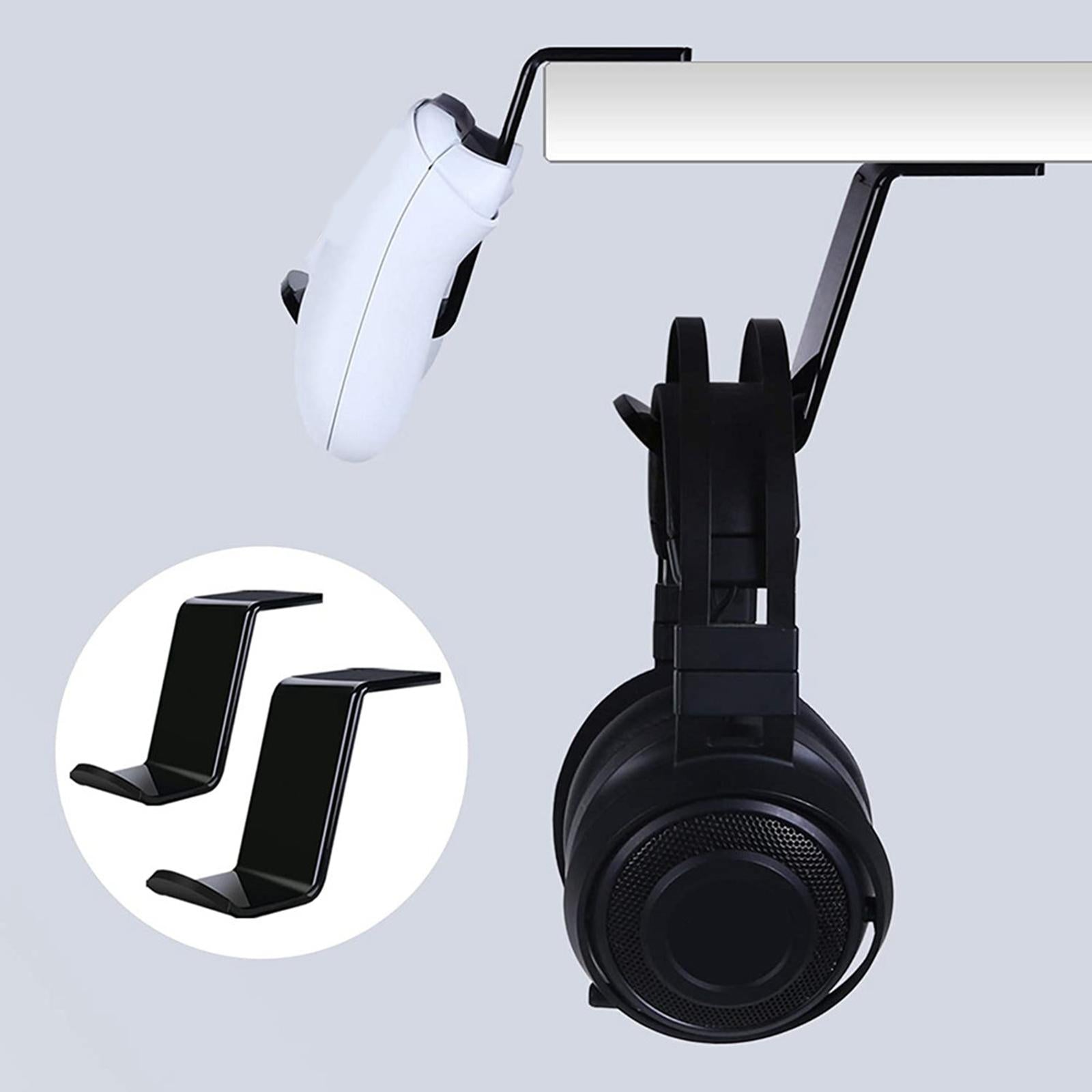 Acrylic 2 Pcs Controller Bracket Gamepad Holder for ONE PS4 PS5 Holder Black 2 Pcs