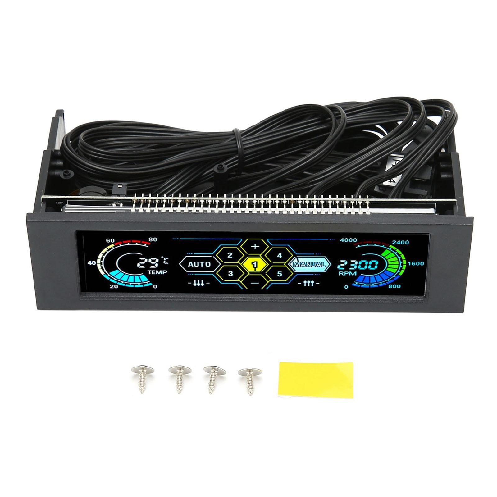 Computer Thermostat Display Touch Screen 5.25 inch CPU for Computer Case Men