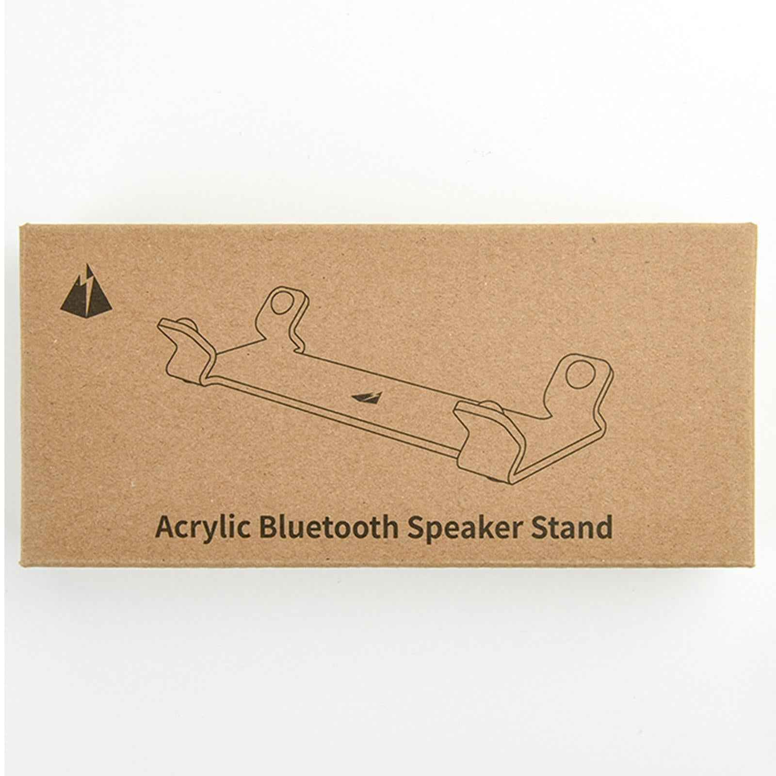 Tabletop Speaker Holder Desk Display Stand Acrylic for Bluetooth Speaker Transparent