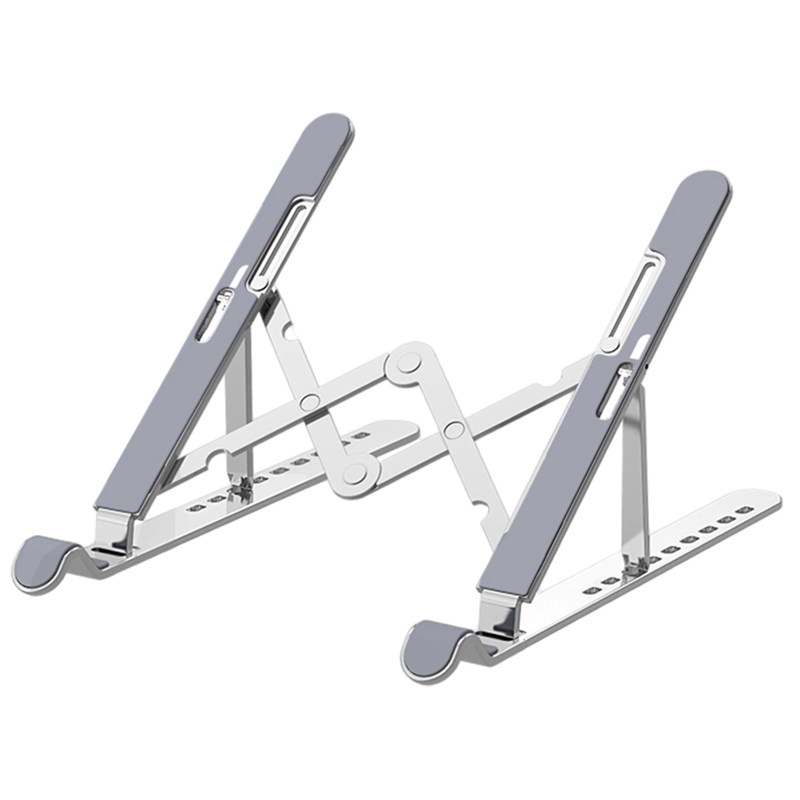 Aluminum Laptop Stands Notebook Computer Holder for Desk Full Silicone Pad