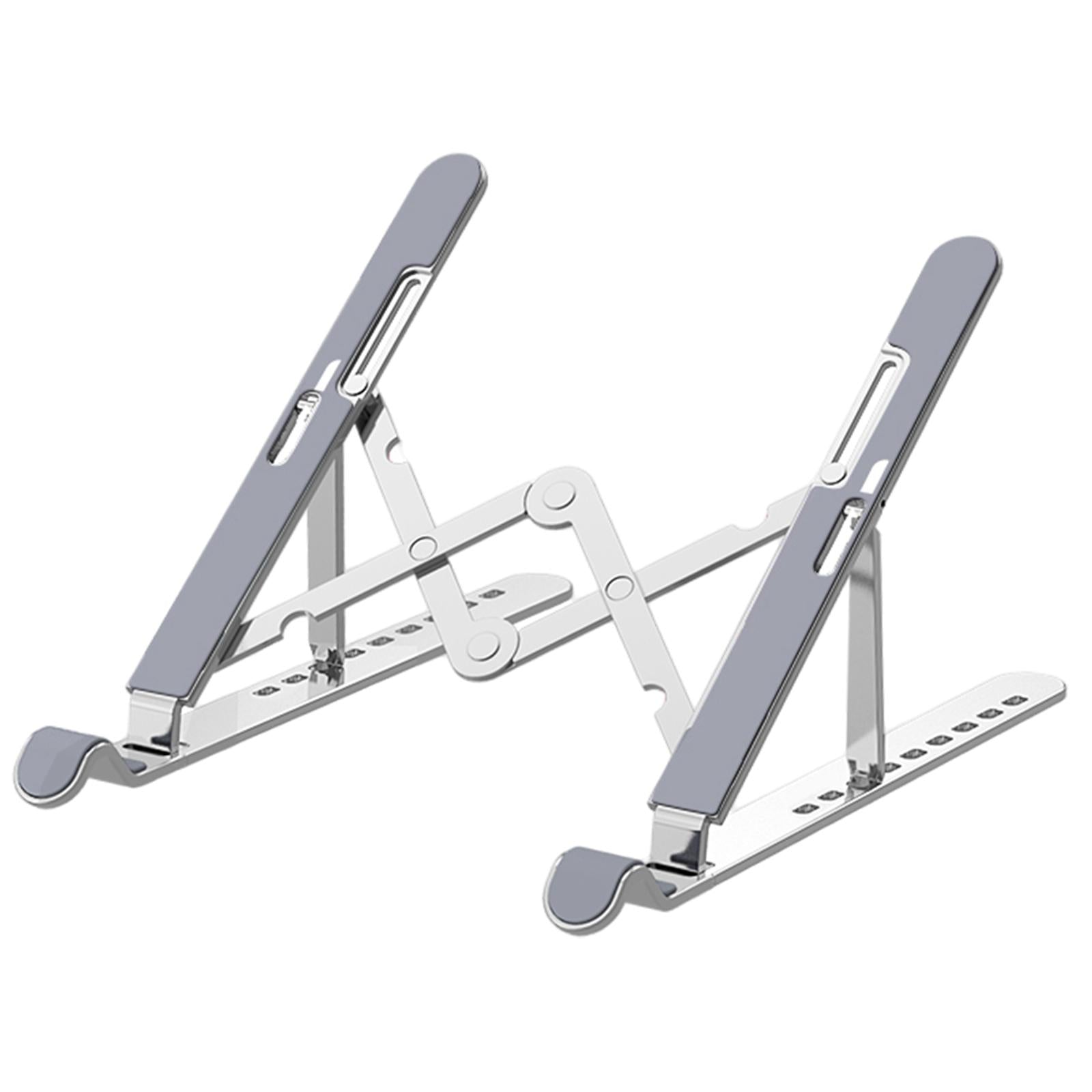 Aluminum Laptop Stands Notebook Computer Holder for Desk Full Silicone Pad