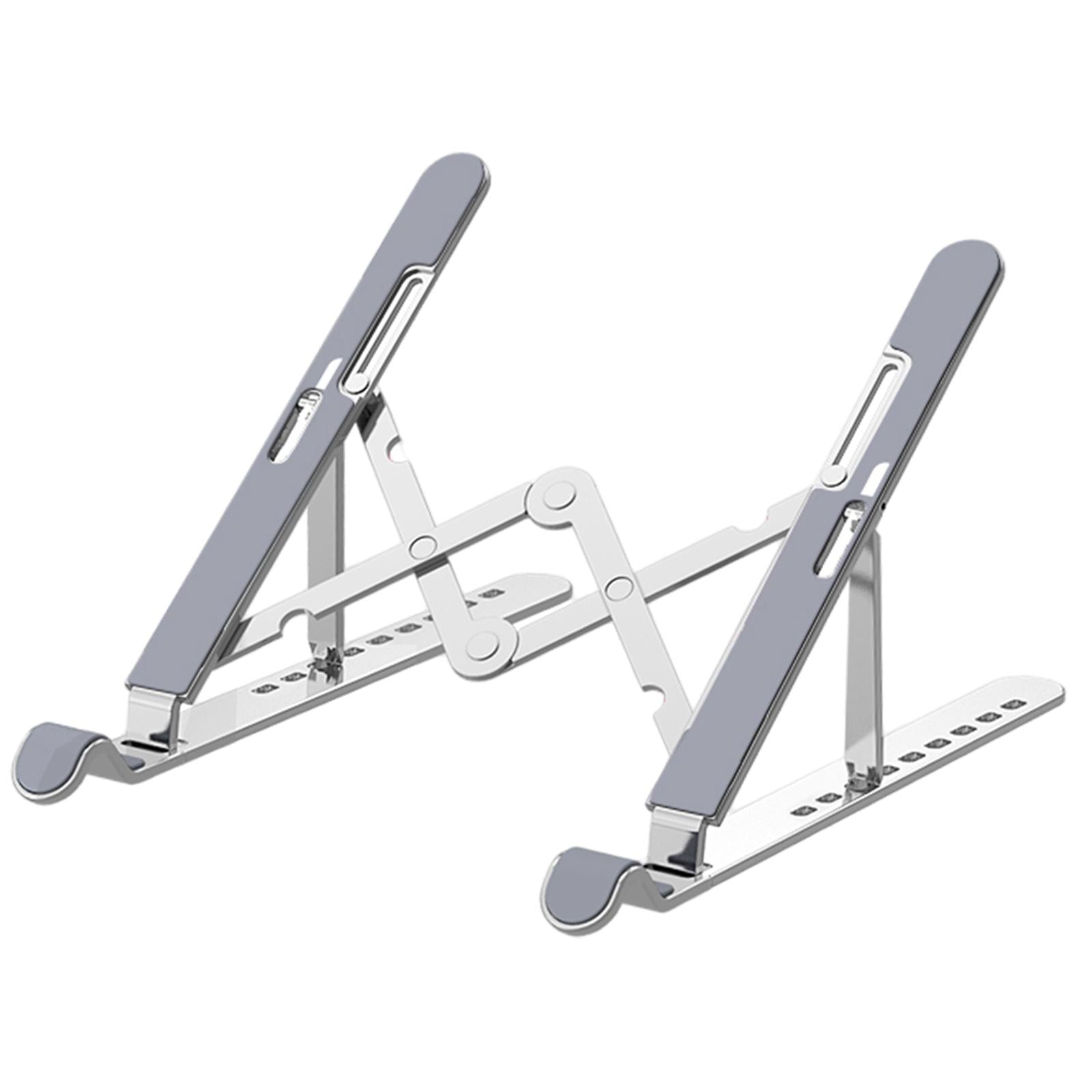 Aluminum Laptop Stands Notebook Computer Holder for Desk Full Silicone Pad