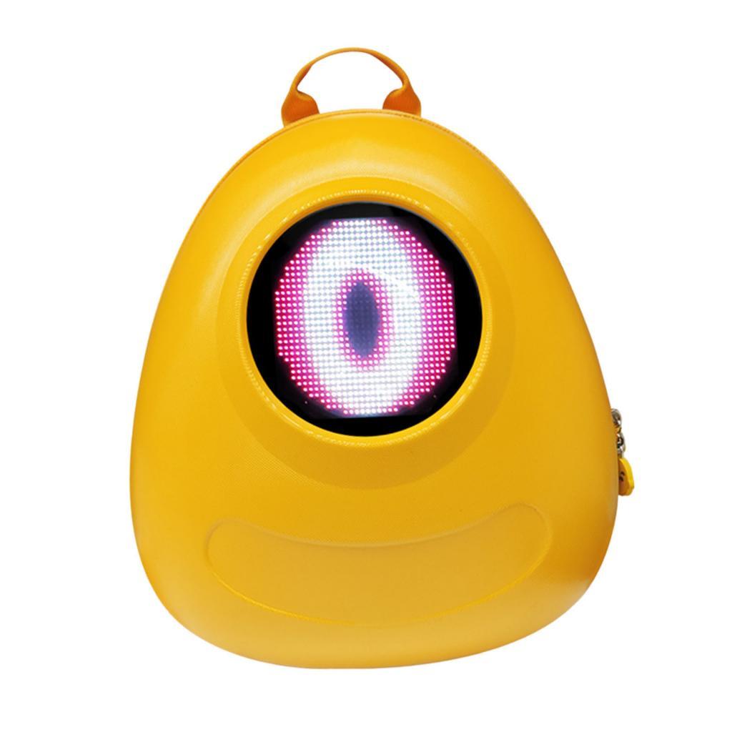 Backpack Multifunctional Bright Colors Lightweight for Children Teens Kids Yellow