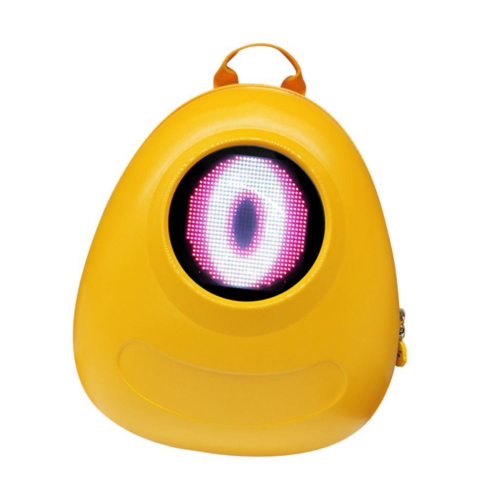 Backpack Multifunctional Bright Colors Lightweight for Children Teens Kids Yellow