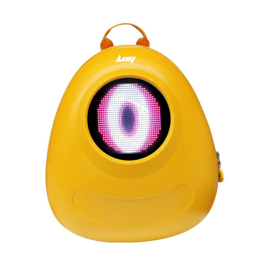 Backpack Multifunctional Bright Colors Lightweight for Children Teens Kids Yellow