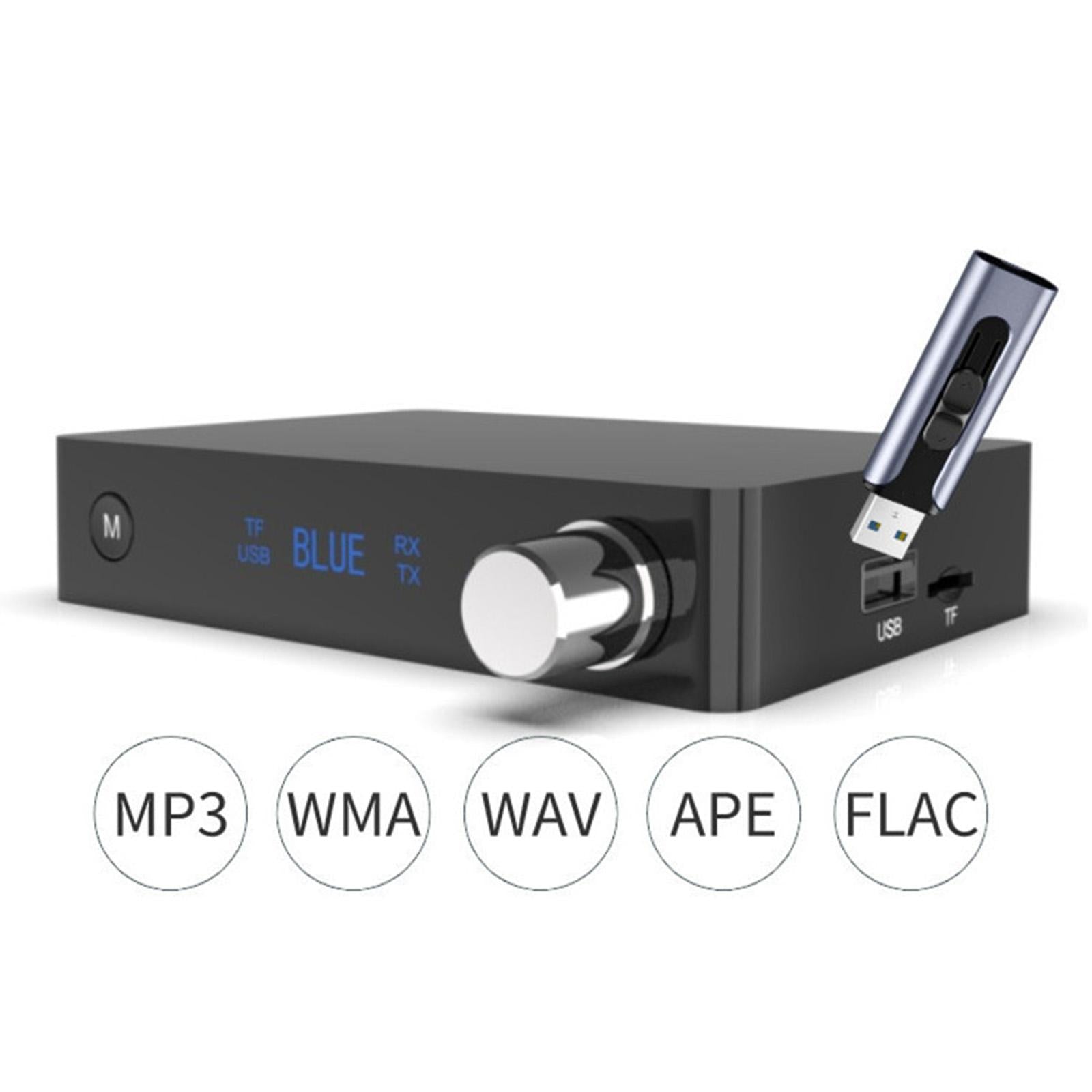 Bluetooth 5.0 Transmitter Receiver Audio Optical Wireless Adapter HD for PC