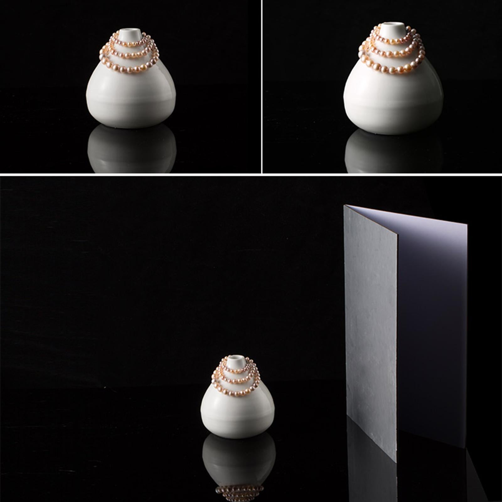 A4 Camera Photography Cardboard Collapsible Paper Board for Photo Shooting black white silver