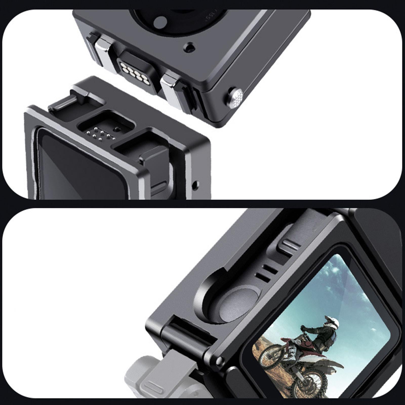 Action Camera Protective Housing Case Video Case for Sport Vlog Facebook