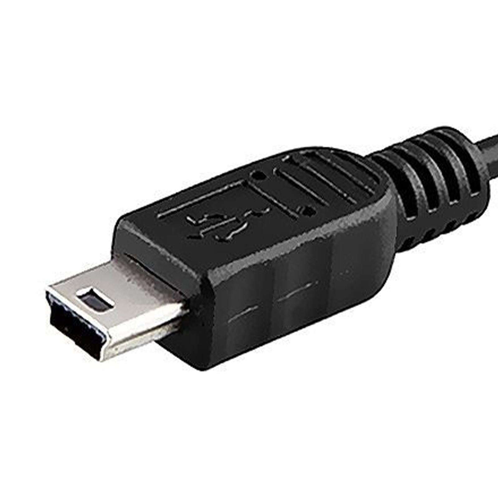 6x2 in 1 USB Charging High Speed Data Cable for Sony Psp 1000 2000 3000 Black