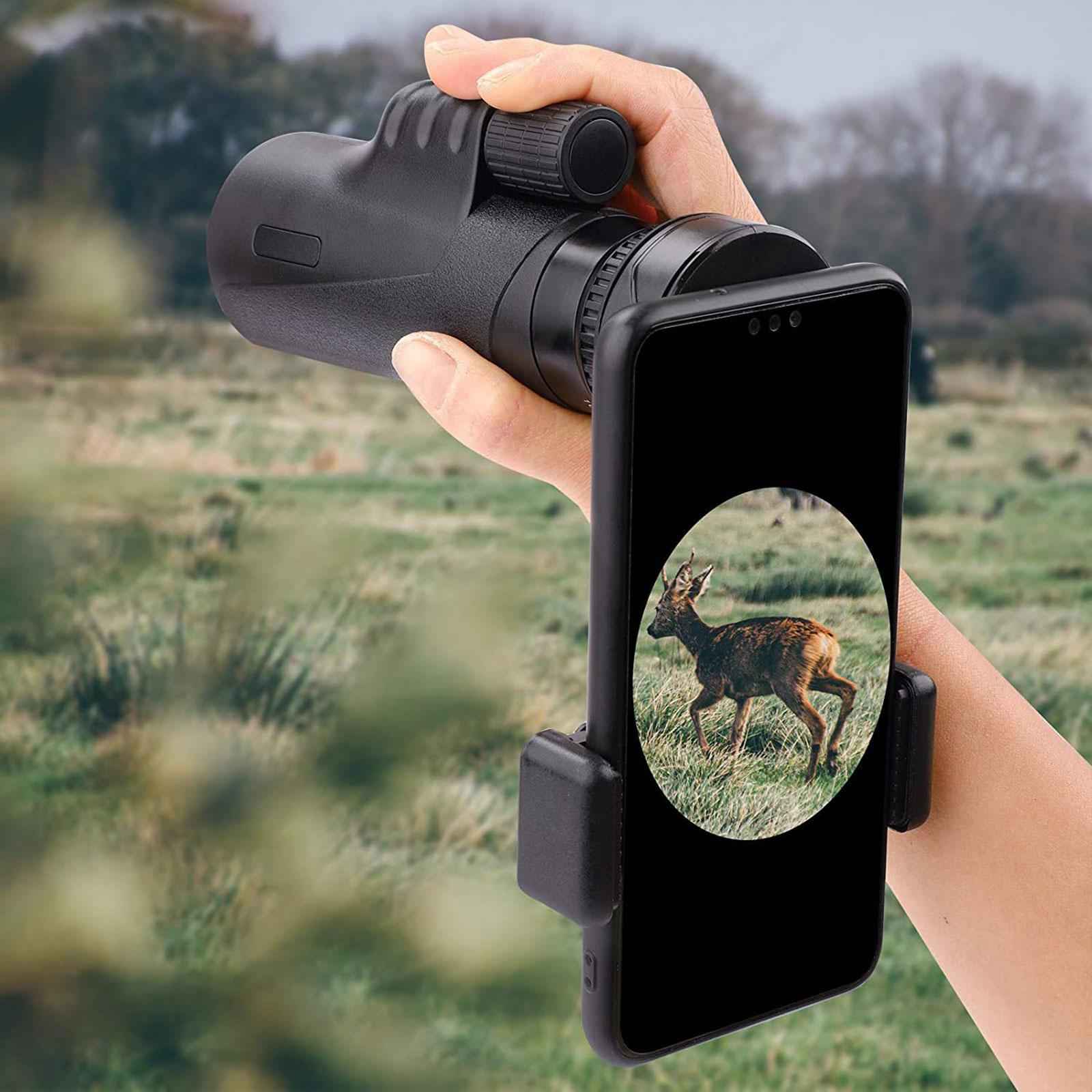 Cell Phone Photography Holder 55~85mm Clip Bracket for Astronomical Mirror