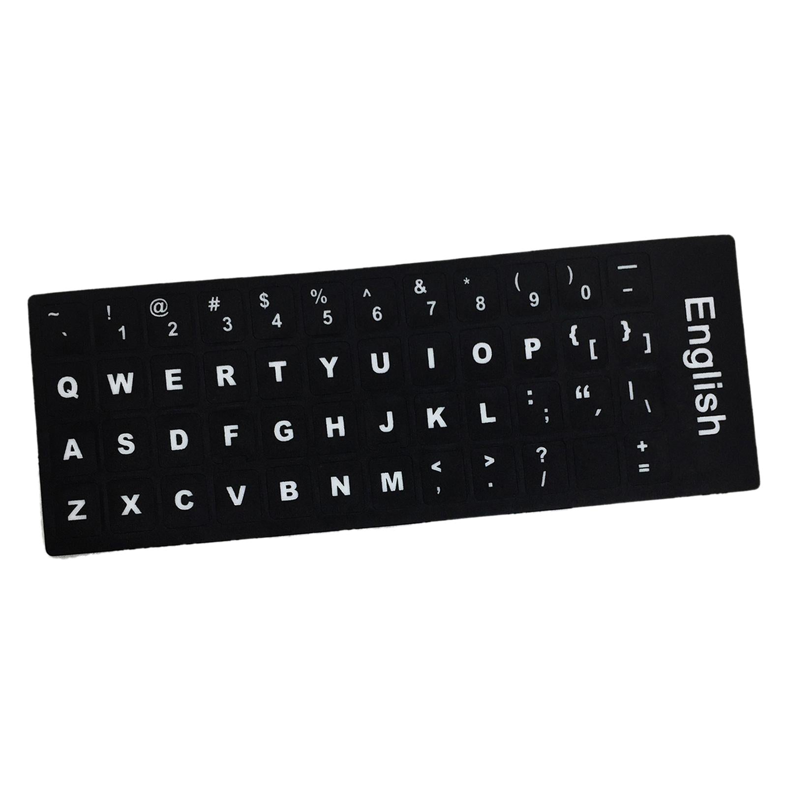 3xLaptop Keyboard Stickers Universal Computer Keyboard Stickers for PC Desktop English