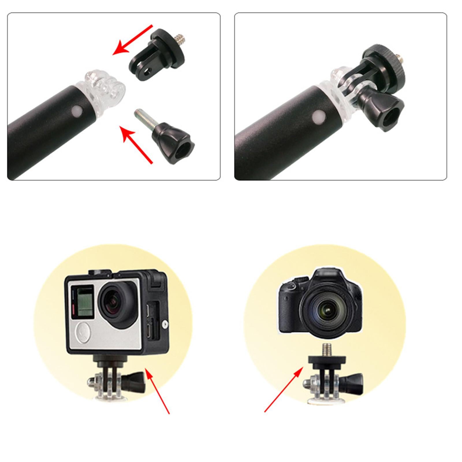 2xCamera Tripod Adapter Accessories 1/4inch Screw Hole for Action Camera Phone