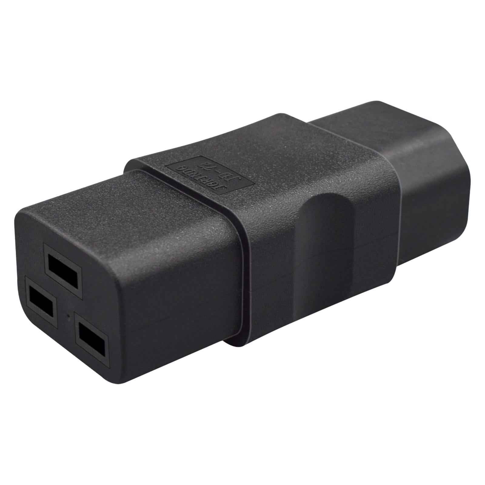IEC320 C14 to IEC320 C19 Power Adapter Connector for Pdu Ups Routers Servers