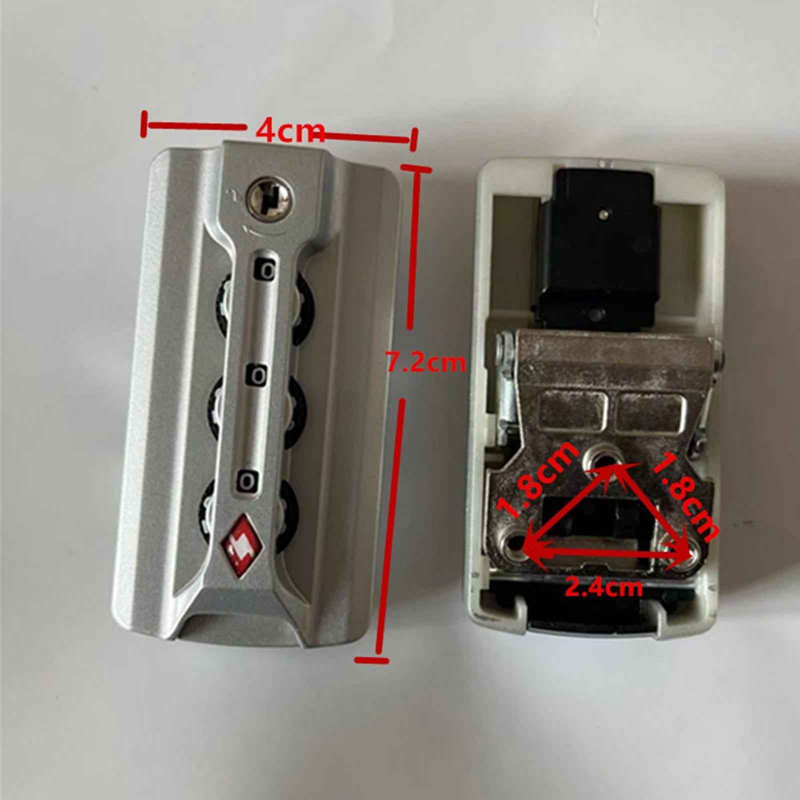 3 Digit Combination Lock Approved Travel Lock for Baggage Outdoor Travelling