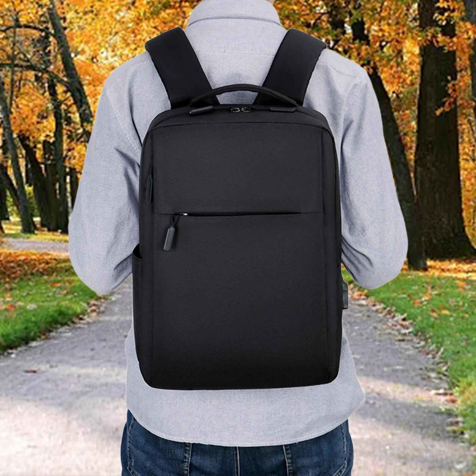 Laptop Backpack with USB Charging Port Rucksack for College Travel Women Men