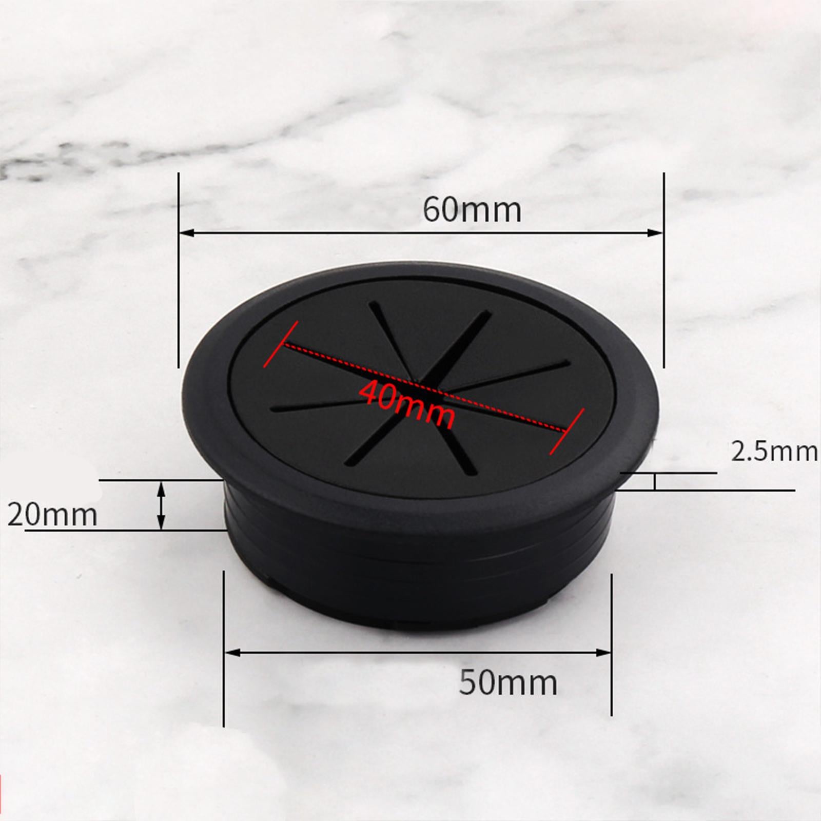 Desk Cord Grommets Wire Cable Hole Cover Wire Hider for Office PC Desk Cable Hole Diameter 50 mm