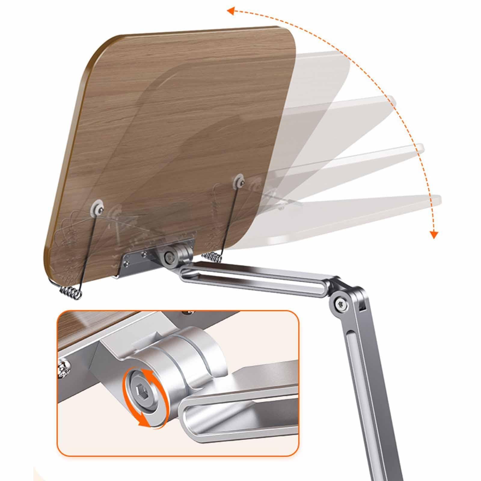Book Stand for Reading Height Angle Adjustable for Recipe Tablet Sheet Music
