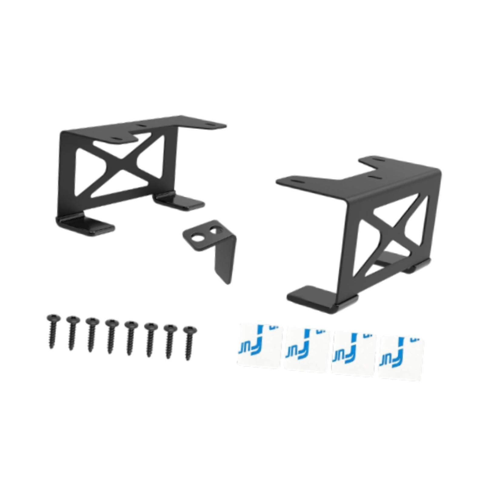 Under Desk Console Mount Holder Easy Installation Saving Space Metal Support