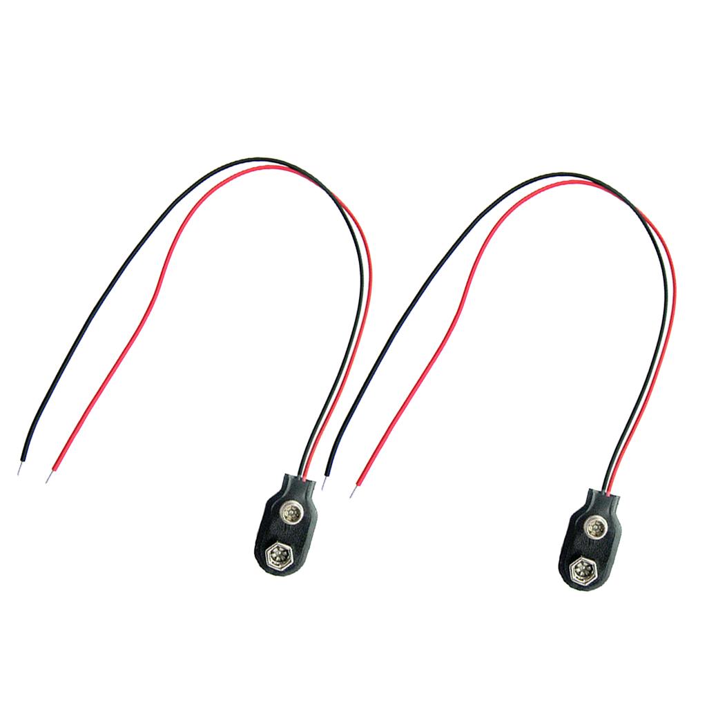2 Pieces 9V Electric/Bass Guitar Active Pickup Battery Buckles